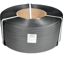 Лента стреппинг ПП Кордленд 15x0,8x2км (200кгс) черный, М/ПА PP-00690