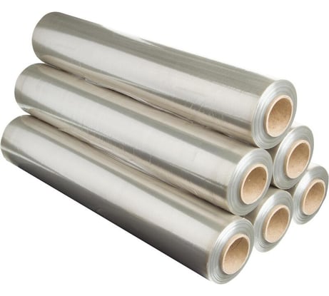 Стрейч-пленка для ручной уп. ООО Комус втор.сыр бизнес, 20 мкр, 50 см, 220 м, 2 кг нетто, 6 шт./уп. 1756512