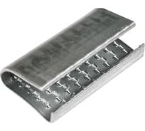 Оцинкованная скрепа КОРДЛЕНД 16x29x0,9 для ПЭТ ленты 15-16 мм, 1000 шт. PET-16zn KREP-00133