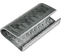 Стальная скрепа КОРДЛЕНД 16x29x0,9 для ПЭТ ленты 15-16 мм, 1000 шт. PET-16 KREP-00132
