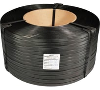 Лента стреппинг ПП КОРДЛЕНД 12x0,8x1,8 км, 120 кгс, черный М/ПА PP-00684