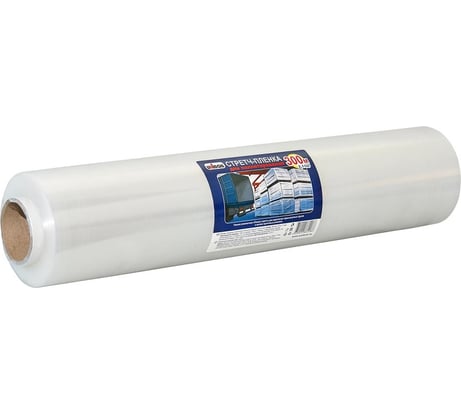 Стрейч пленка Unibob 17 мкм, 450 мм x 300 м, прозрачная 253006