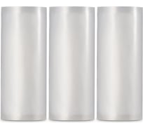 Пакеты для вакууматора SHINY KITCHEN рифленые, 15x500 см, 3 рулона 29604