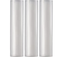 Пакеты для вакууматора SHINY KITCHEN рифленые, 28x500 см, 3 рулона 29606