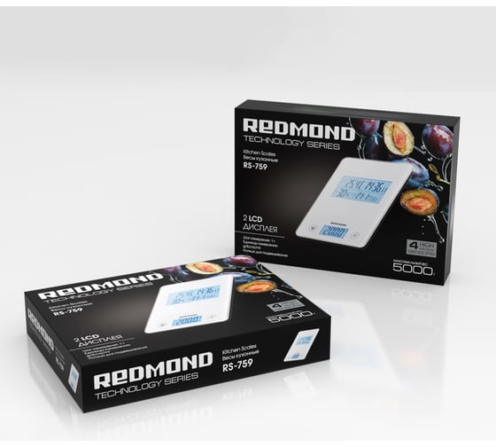 Кухонные весы Redmond белые RS-759