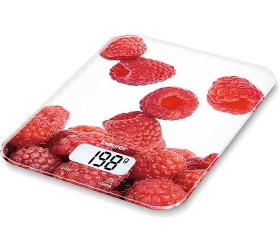 Электронные кухонные весы BEURER KS19 berry максимальный вес 5 кг, рисунок 1057418 1