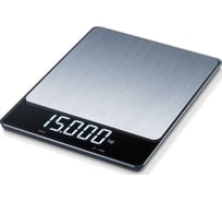 Электронные кухонные весы BEURER KS34 XL максимальный вес 15 кг, нержавеющая сталь 1387619