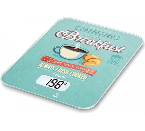 Электронные кухонные весы BEURER KS19 Breakfast максимальный вес 5 кг, рисунок 1057416