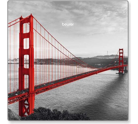 Электронные напольные весы BEURER GS215 San Francisco максимально 180 кг, рисунок 1652342