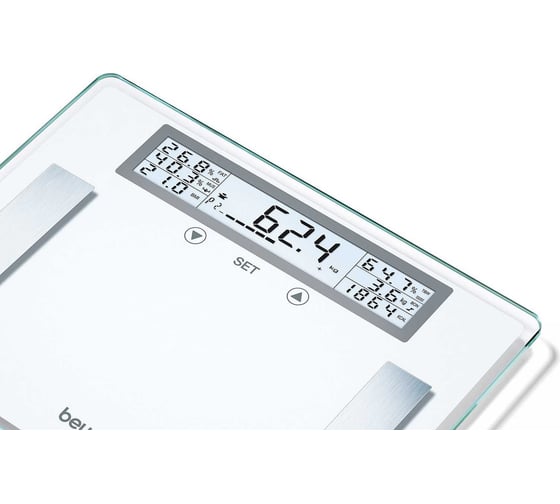 Электронные напольные весы BEURER BG51 XXL максимально 200 кг, белый 1057331