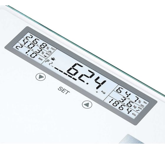 Электронные напольные весы BEURER BG51 XXL максимально 200 кг, белый 1057331