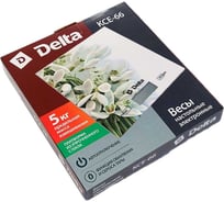 Настольные электронные весы DELTA KCE-66 Подснежники, 5 кг Р1-00010206