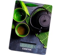 Кухонные весы Centek CT-2457 Green tea сенсор, стеклянные, электронные, max 5 кг, шаг 1 г, LCD CT-2457 Green tea