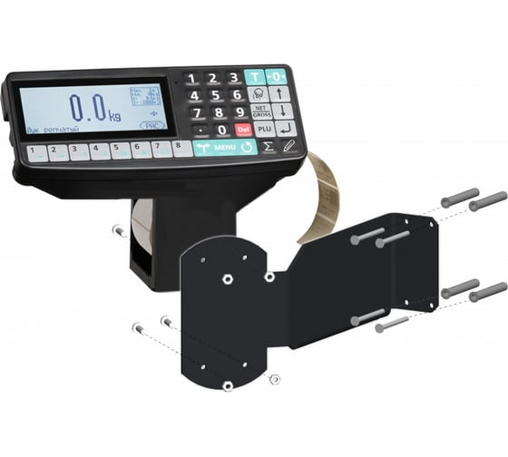 Низкопрофильные весы с печатью этикеток МАССА-К 4D-LA-4-1000-RP 10685