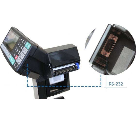 Низкопрофильные весы с печатью этикеток МАССА-К 4D-LA-4-1000-RP 10685