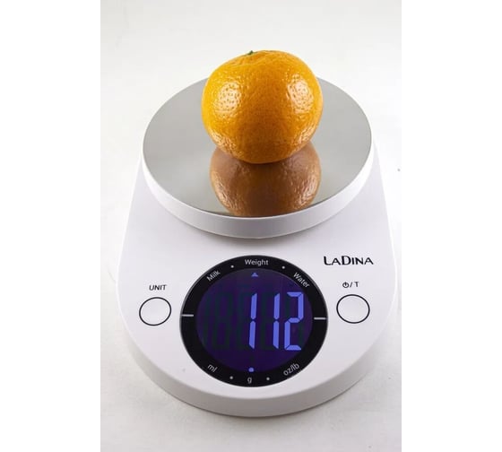 Электронные кухонные весы с подсветкой Ladina 5кг 111000-3