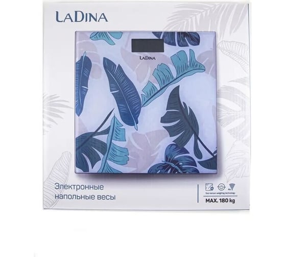 Электронные напольные весы с принтом Ladina 180кг 111000-5