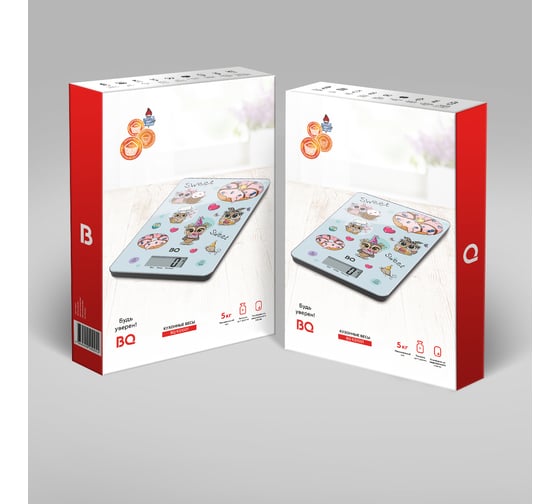 Кухонные весы BQ KS1001 совы 86191662