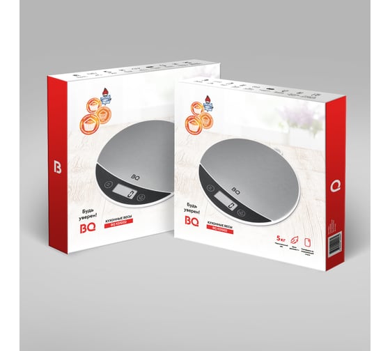 Кухонные весы BQ KKS1002 стальной 86191597