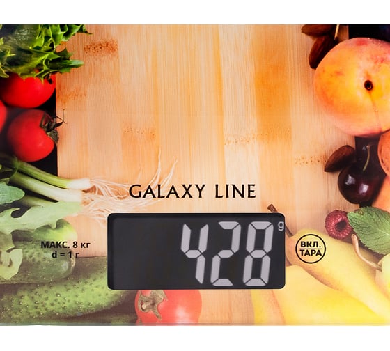 Электронные кухонные весы Galaxy Line GL 2817 элемент питания типа CR2032 в комплекте 7021128170