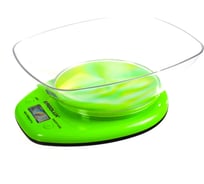 Кухонные весы ERGOLUX ELX-SK04-C16 салатовые до 5 кг со съемной чашей 13605