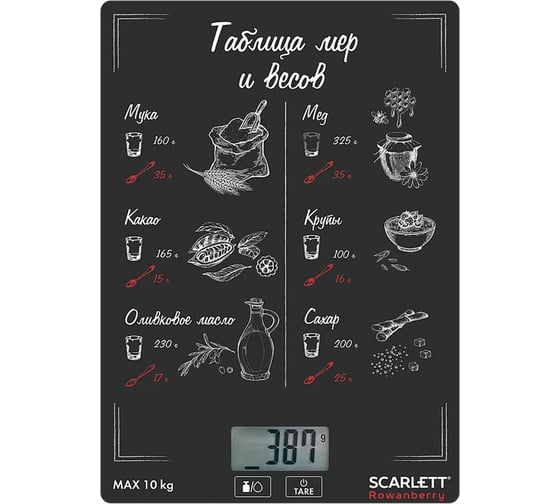 Кухонные весы Scarlett SC-KS57P94