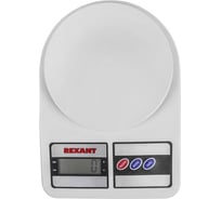 Настольные электронные универсальные весы REXANT от 1 гр. до 5 кг, пластик 72-1003