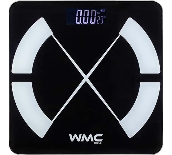 Весы электронные напольные бытовые WMC TOOLS макс.нагрузка 150кг WMC-FLSB-2(57817)