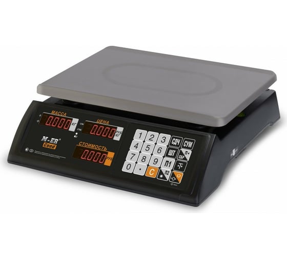Весы M-ER 327AC-15.2 LED Black 3020 1