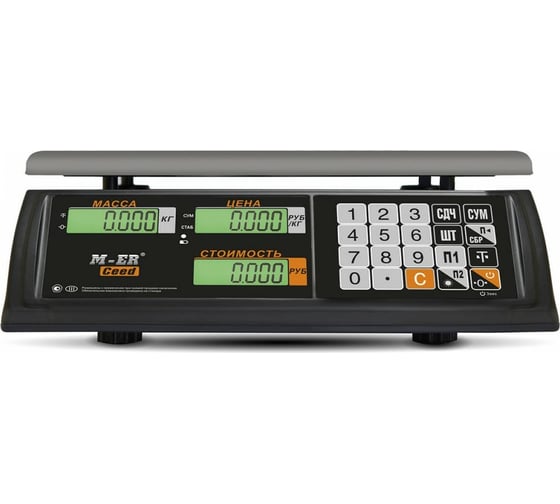 Весы M-ER 327AC-32.5 LCD Black 3018