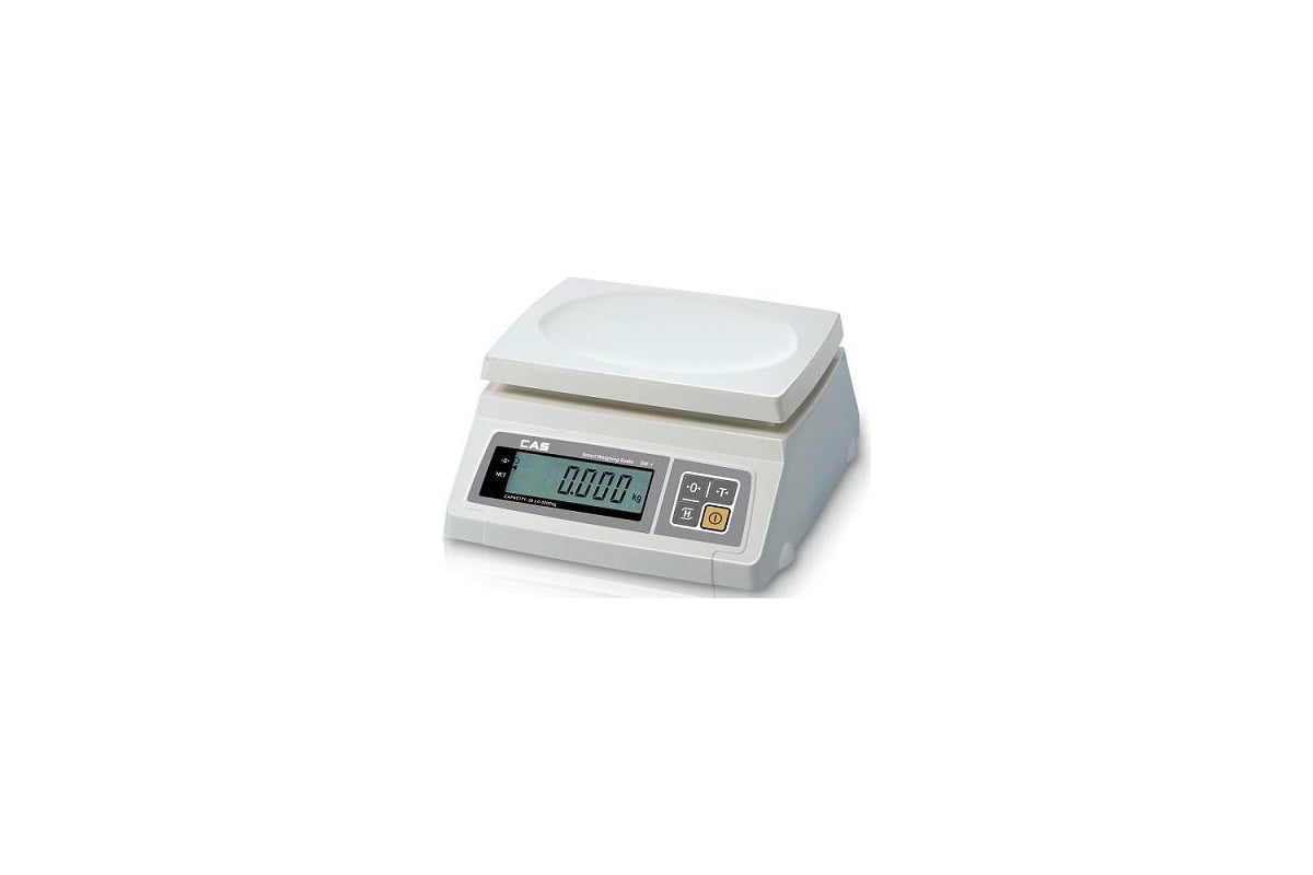 Настольные весы CAS SW-1/5кг с двумя дисплеями 77-00000492 - выгодная ...