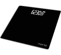 Напольные весы MARTA MT-SC3600 черный жемчуг, сенсор LED дисплей, встроенный термометр 38446