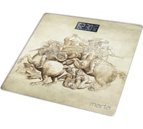 Напольные весы MARTA MT-1676 Битва при Ангиари, сенсор, встроенный термометр 42122