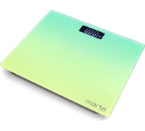 Напольные диагностические весы MARTA MT-SC1691 желто-зеленый, LCD, умные с Bluetooth 38303