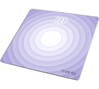 Напольные диагностические весы MARTA MT-SC3603 лиловый, LED дисплей, умные с Bluetooth 39208