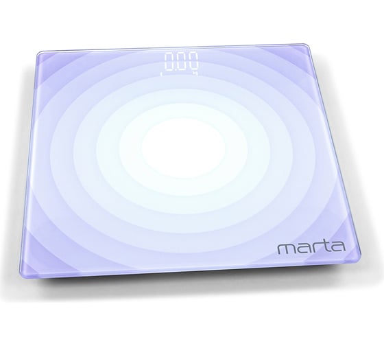Напольные диагностические весы MARTA MT-SC3603 лиловый, LED дисплей, умные с Bluetooth 39208