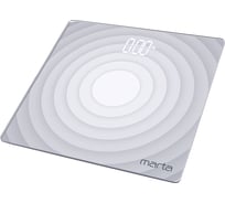 Напольные диагностические весы MARTA MT-SC3603 серый жемчуг, LED дисплей, умные с Bluetooth 39205