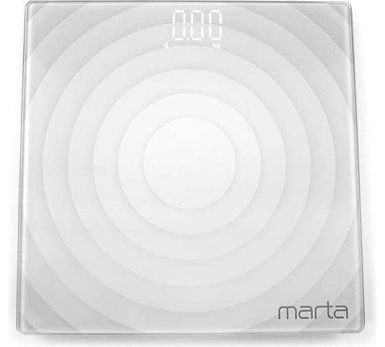 Напольные диагностические весы MARTA MT-SC3603 серый жемчуг, LED дисплей, умные с Bluetooth 39205