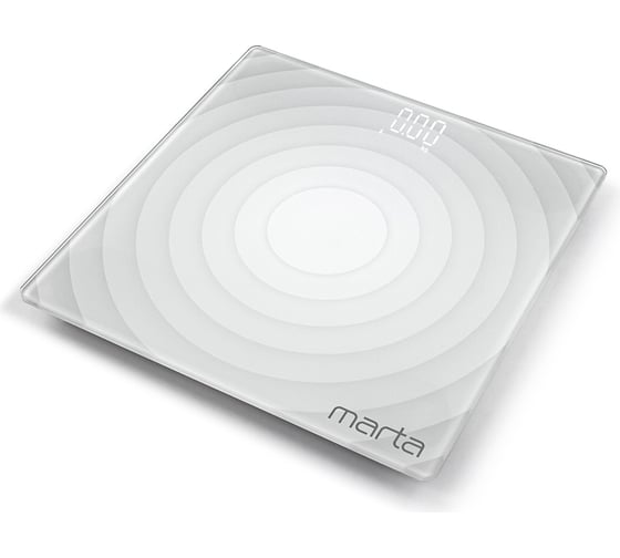 Напольные диагностические весы MARTA MT-SC3603 серый жемчуг, LED дисплей, умные с Bluetooth 39205