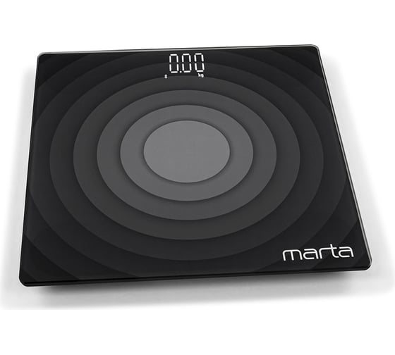 Напольные диагностические весы MARTA MT-SC3603 черный жемчуг, LED дисплей, умные с Bluetooth 39210
