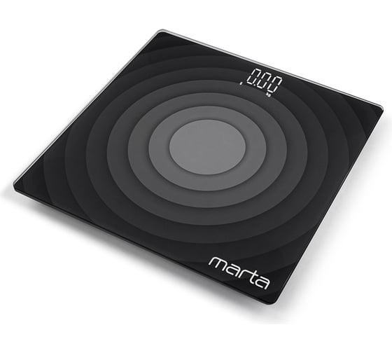 Напольные диагностические весы MARTA MT-SC3603 черный жемчуг, LED дисплей, умные с Bluetooth 39210