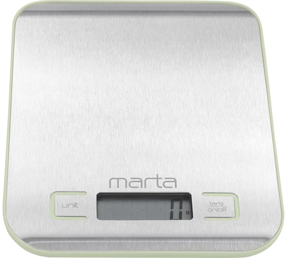 Кухонные весы MARTA MT-1646 зеленый нефрит 41183