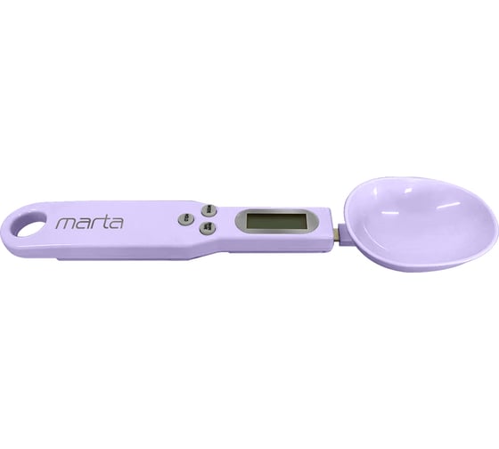 Кухонные весы MARTA MT-SC3634 ложка, лиловый аметист 41408 1