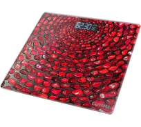 Напольные весы LUMME LU-1329 красный коралл, сенсор, встроенный термометр 35945