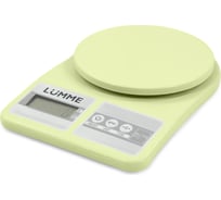 Кухонные весы LUMME LU-1348 зеленый нефрит, сенсор 37533
