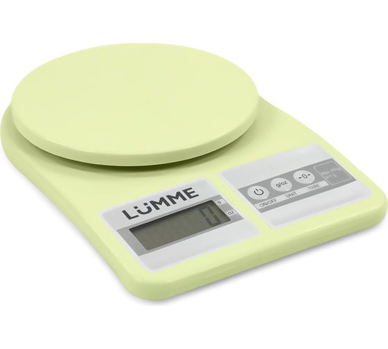 Кухонные весы LUMME LU-1348 зеленый нефрит, сенсор 37533