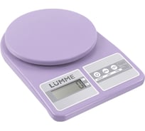 Кухонные весы LUMME LU-1348 лиловый аметист, сенсор 37795