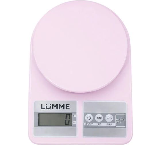 Кухонные весы LUMME LU-1348 розовый опал, сенсор 42528