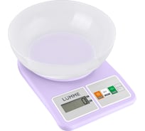 Кухонные весы LUMME LU-SC1360 лиловый аметист 40913