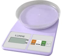 Кухонные весы LUMME LU-SC1361 лиловый аметист 41421